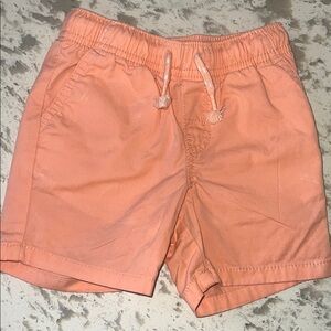 Peach Drawstring Shorts